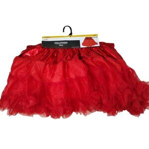 Womens L/XL Red Tutu Halloween Costume Accessory